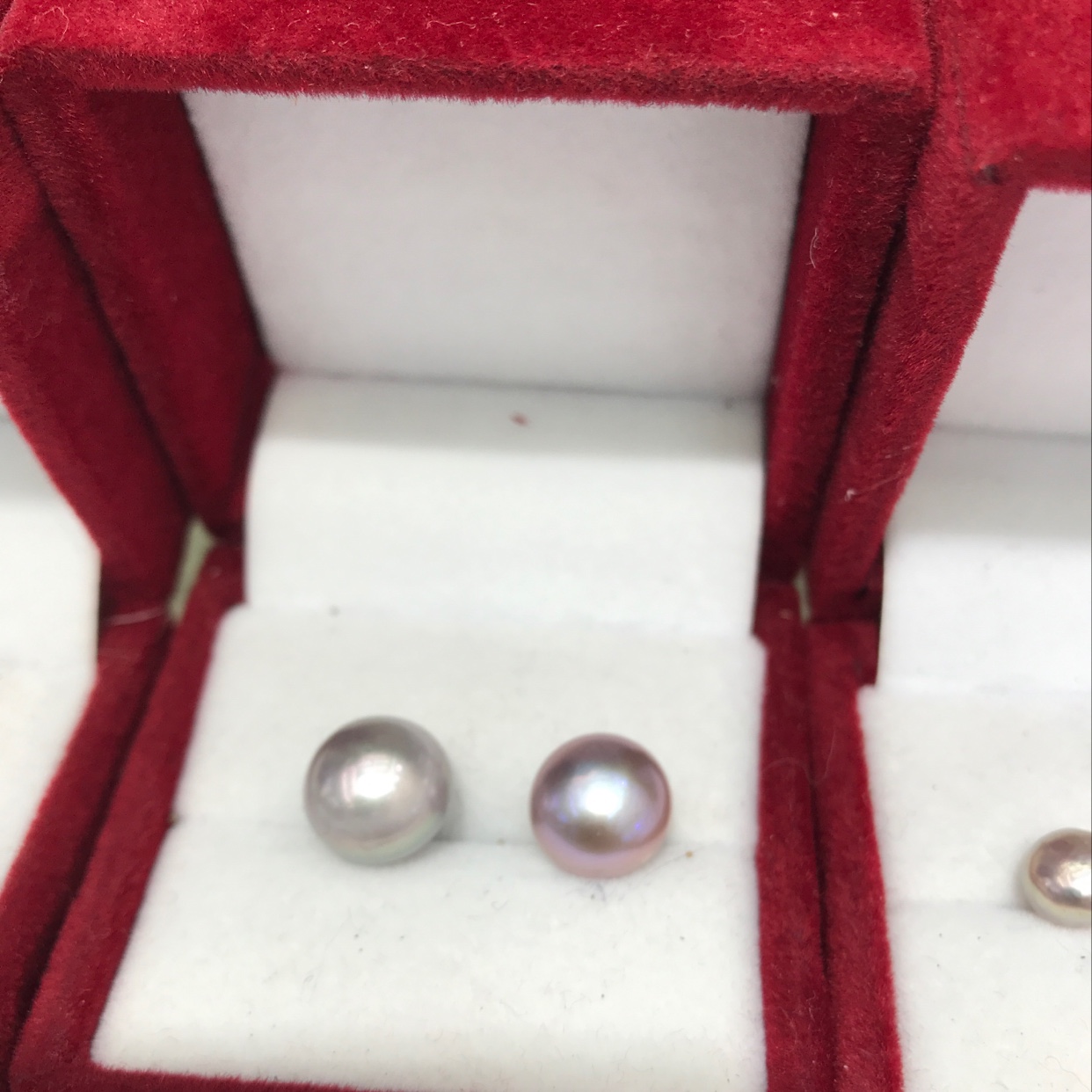 9.10 pendientes de perlas naturales details Picture