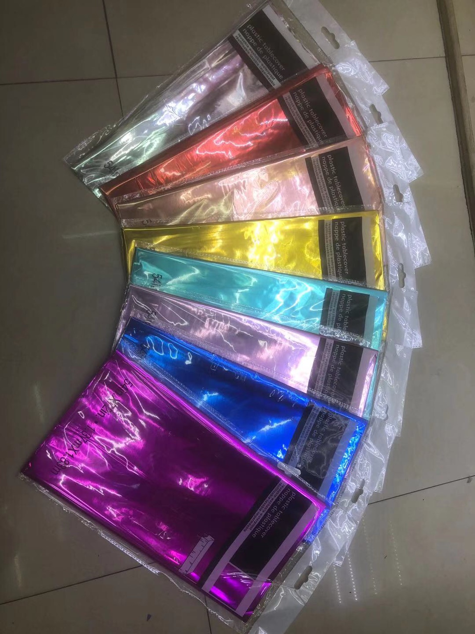 生日铝膜桌布派对装扮用品宝宝周水装扮五角星1