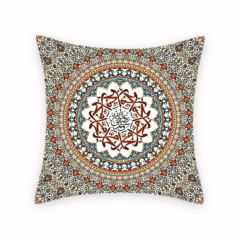 亚马逊热销几何印花抱枕套靠垫 沙发椅子靠背厂家直销支持定制细节图