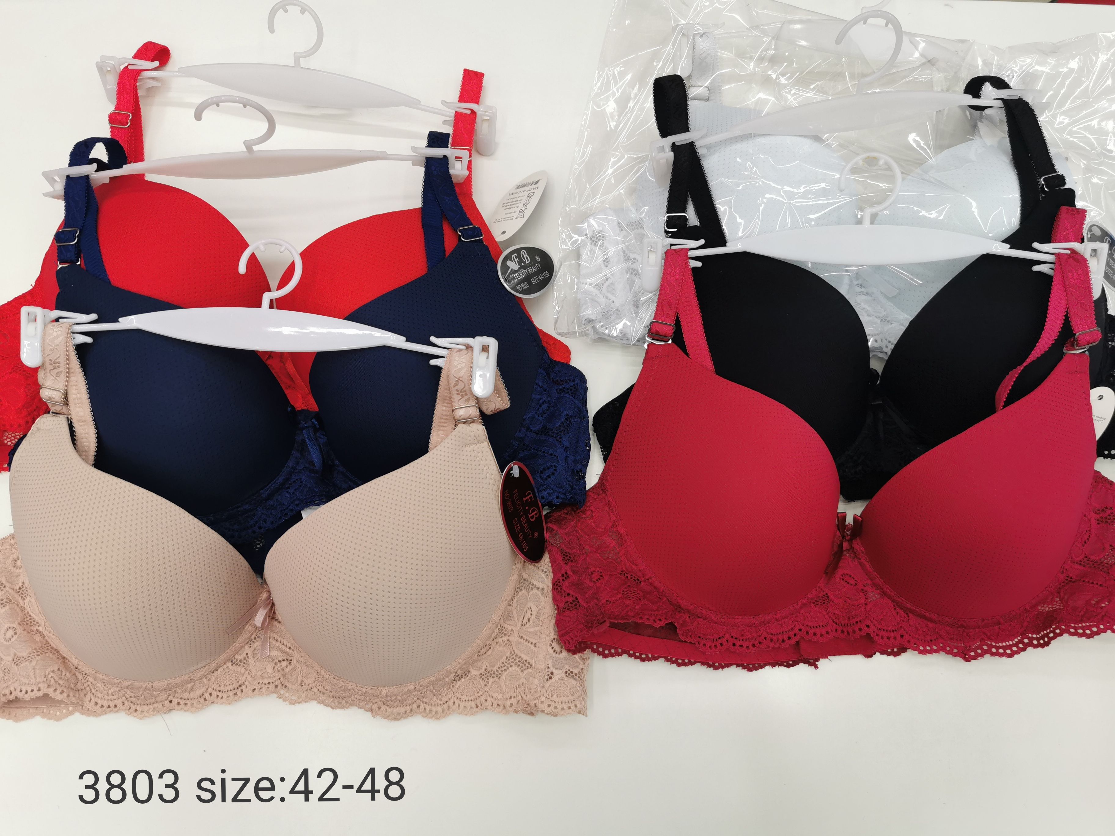 Foreign Trade Bra Single Large Cup Lace Push-Up Adjustment Type Plus Size Bra Sexy Lace Sponge-Free Ultra-Thin Bra Sexy