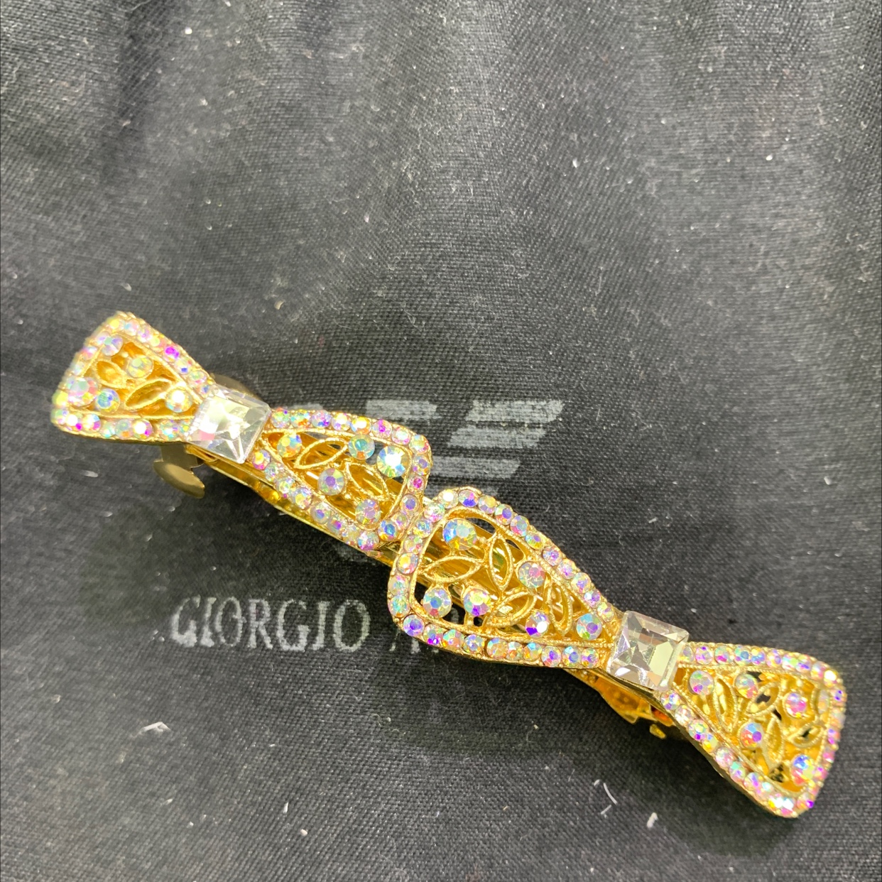 双蝴蝶结发夹