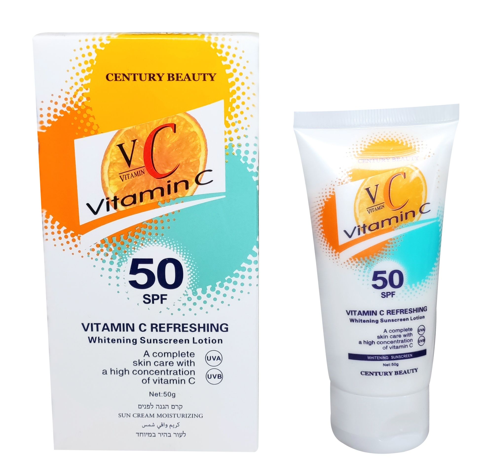 VITAMIN C REFR ESHING Whitening Sunscreen Lotion 50g详情图1