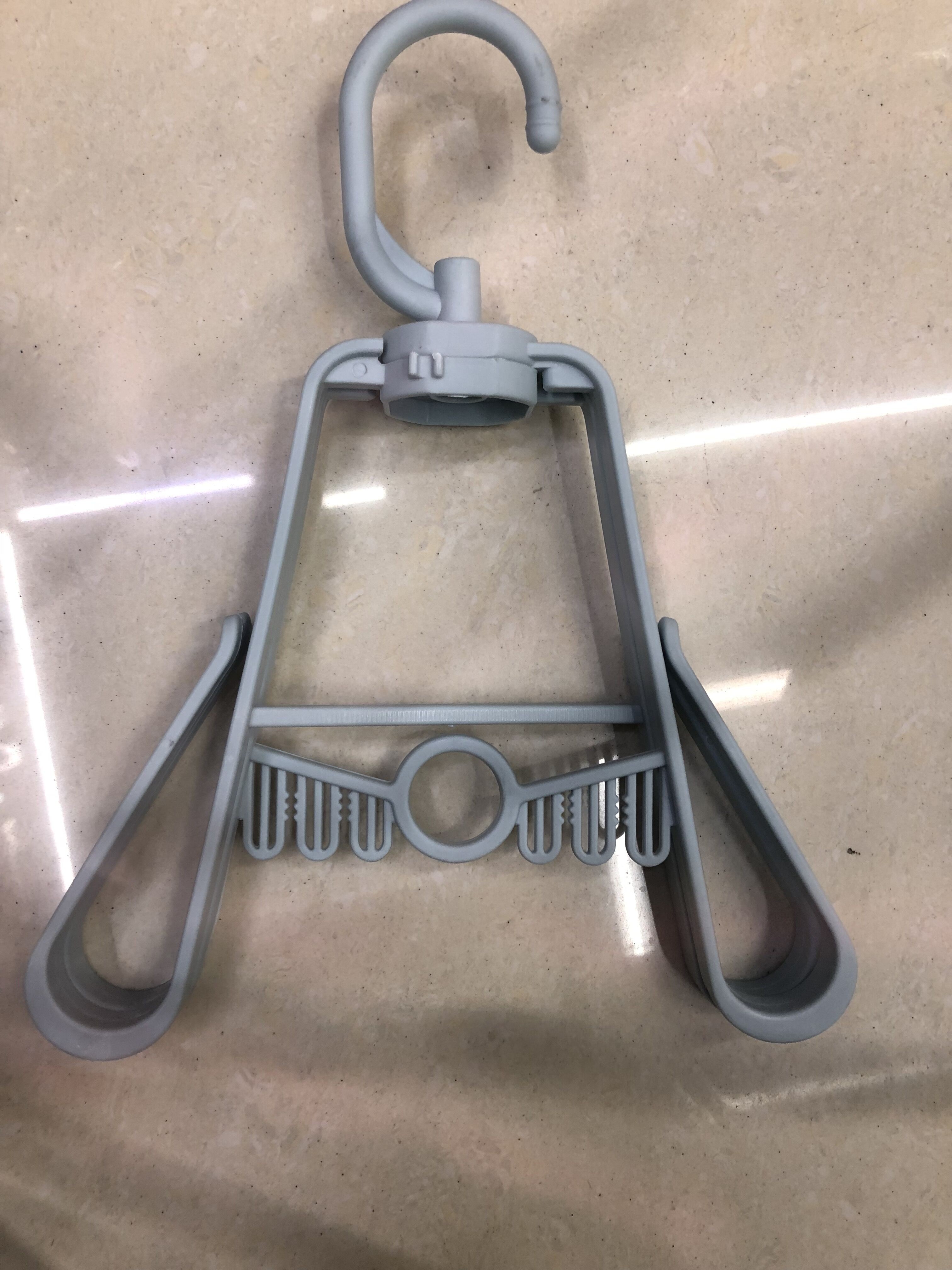 360-Degree Rotating Shoe Rack Mobile Hanger Scarf, Scarf, Coat And Hat Rack Plastic Hook Shoe Rack details Picture
