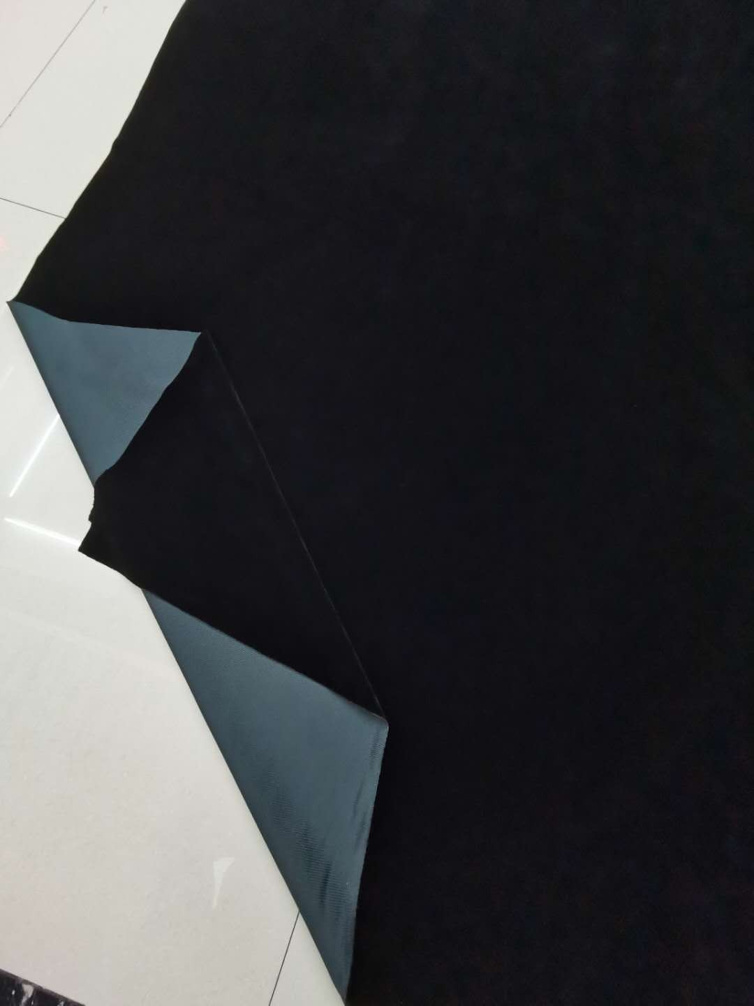 القماش المخملي الأسود يعمل مع جنية الشعر من قماش الشعر detail image 2