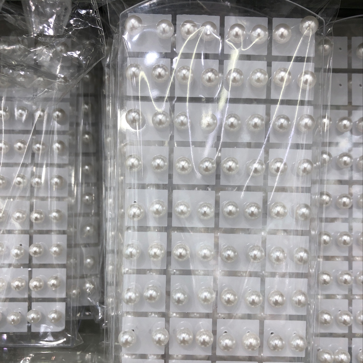 站卡仿珍珠钢针珠子仿过敏细节图