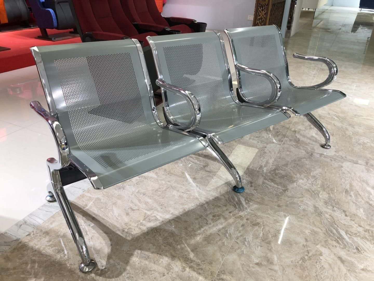 不锈钢排椅户外排椅三人椅四人位等细节图