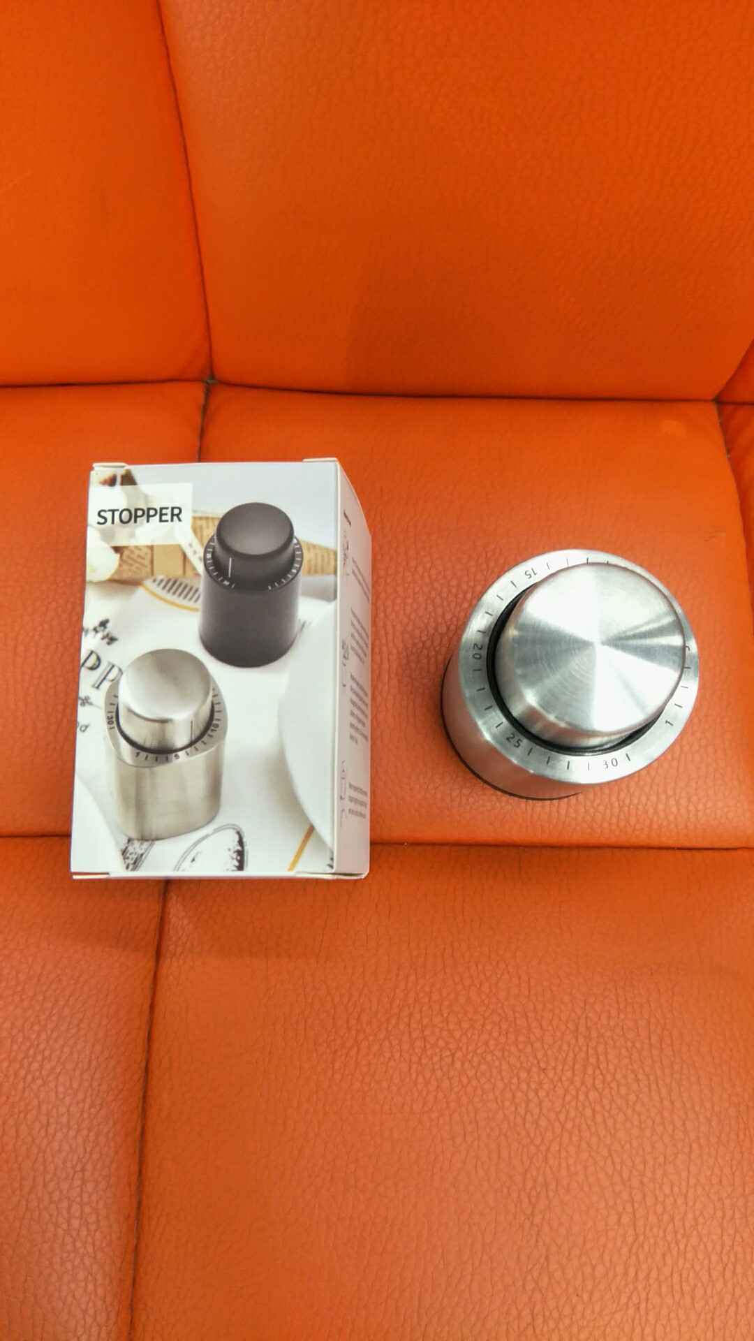 High-Grade Stainless Steel Vacuum Wine Stopper