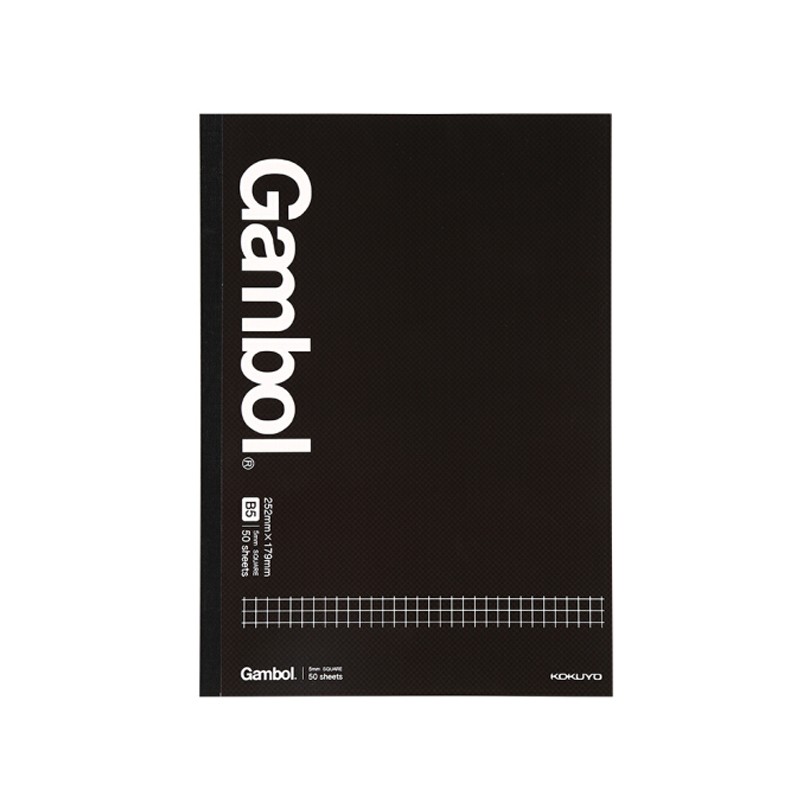 KOKUYO/ Guoyu WCN-GNB1553 GAMBOL wireless notebook, page B5/50, black detail image 1