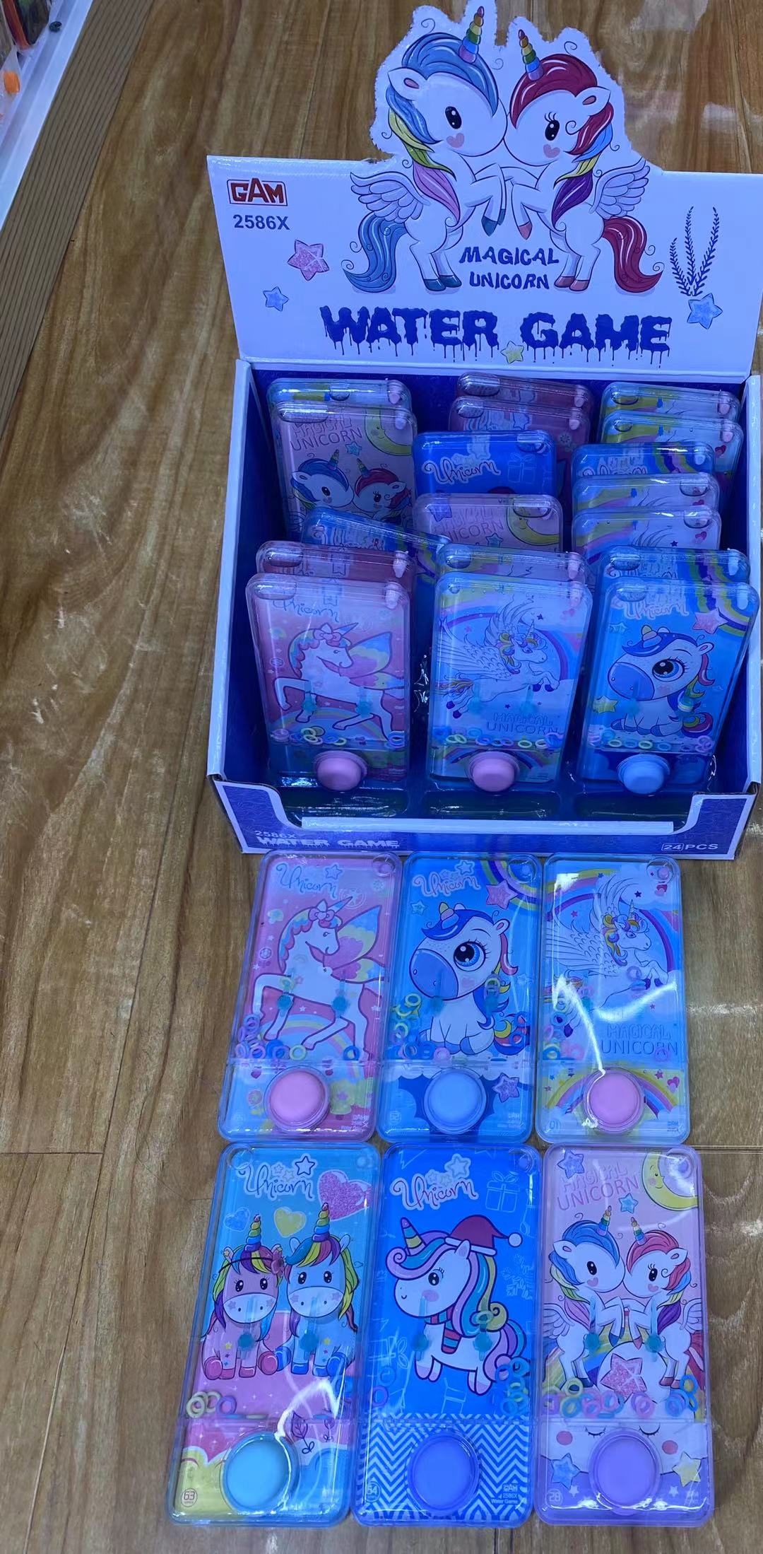 Show the classic ring game console in the box