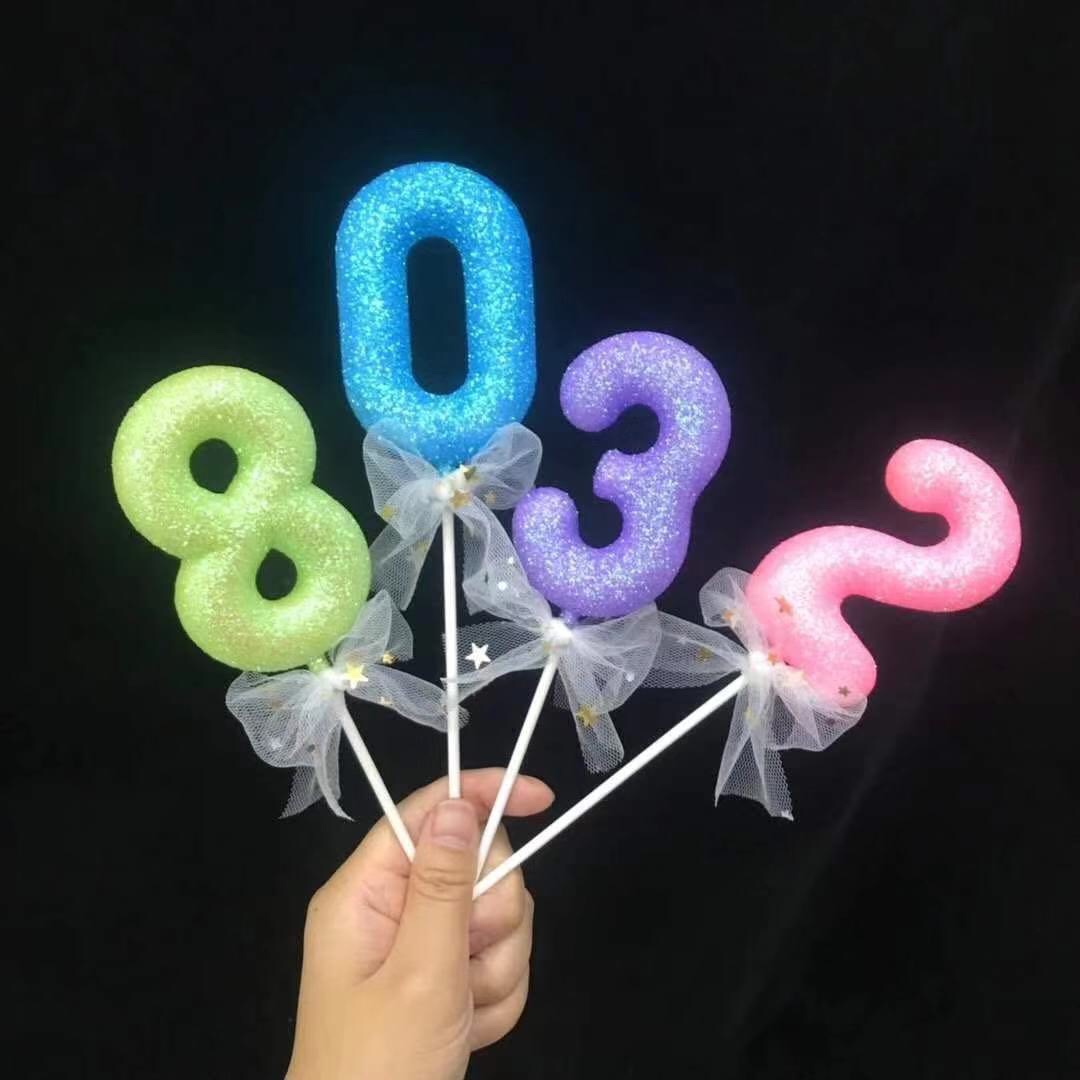 蛋糕插件/墙贴/生日快乐挂牌/蛋糕盒产品图