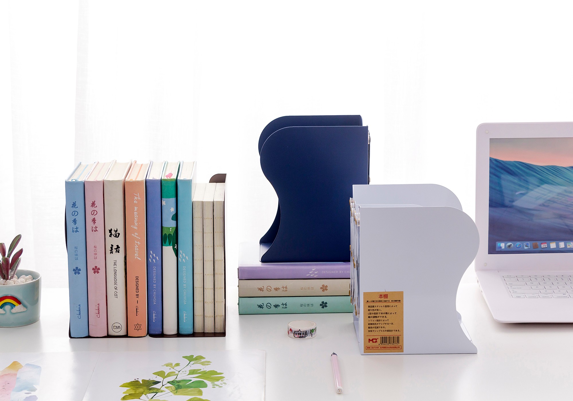 义乌好货铭强6038伸缩书立拉伸书立收纳书立系列工厂定制生产详情图17