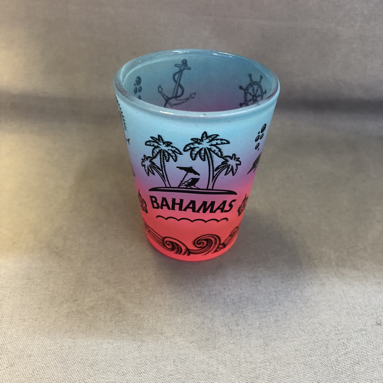 玻璃杯手工彩色玻璃杯水杯茶杯烈酒杯图