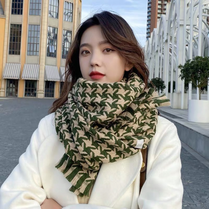 保暖加厚超大可爱气质围巾百搭休闲韩版淑女丝巾保暖加厚超大可爱气质围巾百搭休闲潮流时尚女