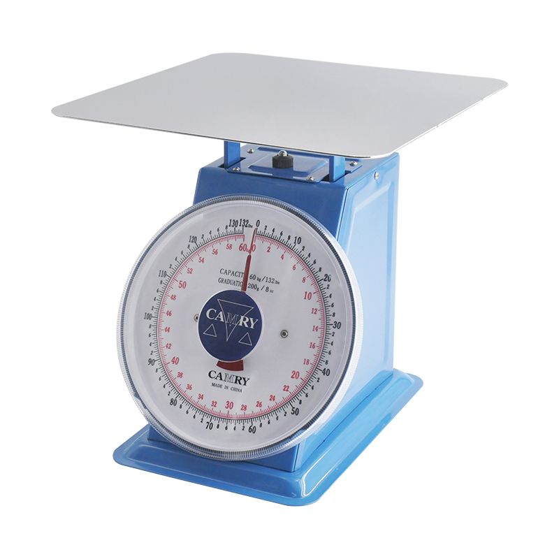 CAMRY Xiangshan SP-60 Degree Platform scale with stainless iron flat scale plate, mechanical spring scale platform scale, single and double scales, 60KG/LBS