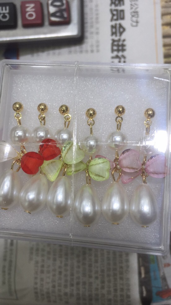 Colorful heart-shaped pendant thumbnail