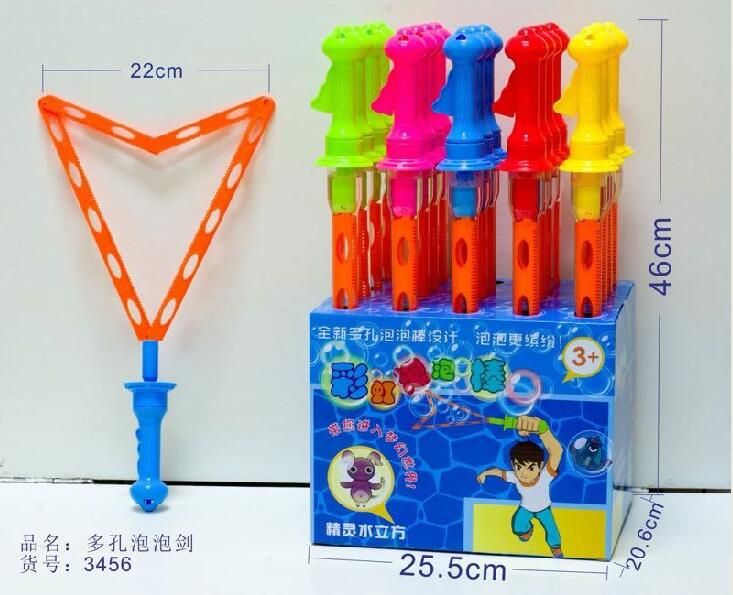 Western bubble sword multi-hole bubble stick