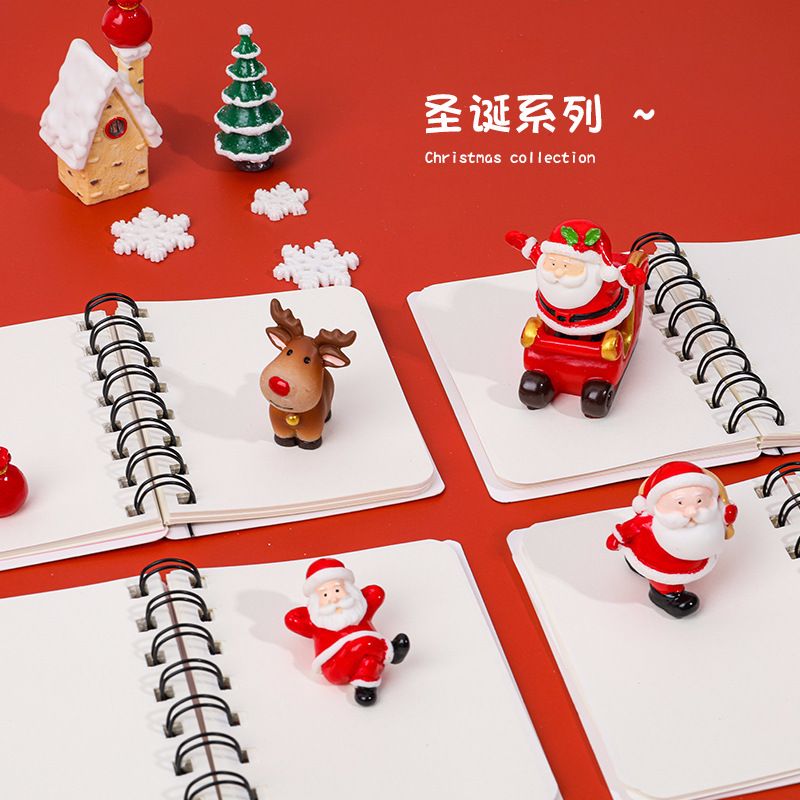 Christmas Coil Book Student Mini Portable Christmas Holiday Gift Notebook Pocket Notebook details Picture