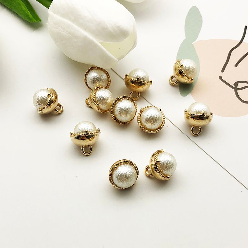 合金小珍珠 发饰配件 头绳配件 DIY饰品配件 手机壳配件 韩版 头饰