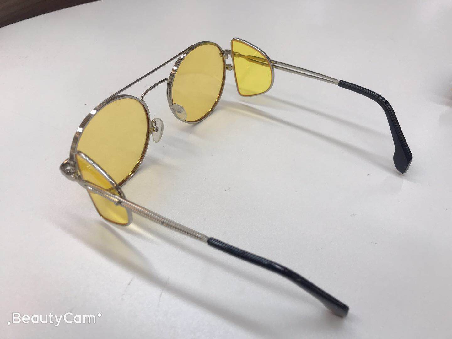 Weird fashion glasses, the same windproof, sunlight-resistant night vision glasses for both male and female Internet celebrities on Instagram Specification image