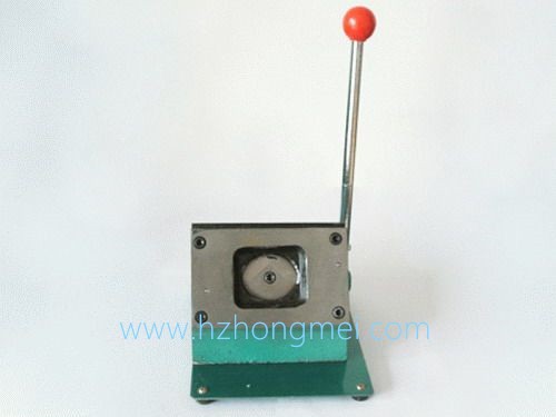 胸章专用切圆刀 44mm马口铁徽章切圆器 手动台式切卡机切纸机详情图1