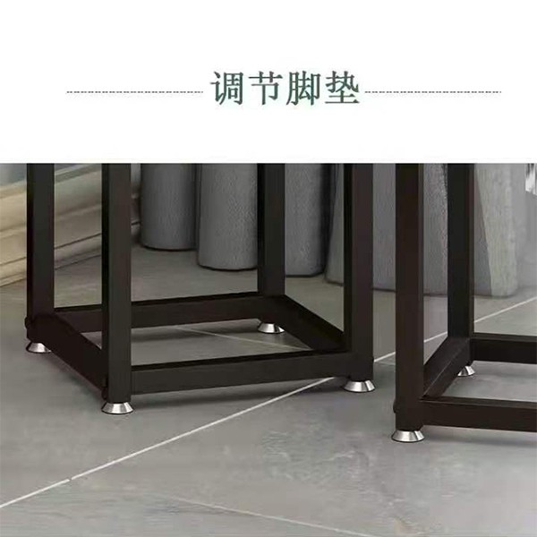 Nordic ironwork flower stand for the living room, floor-standing modern and simple multi-storey indoor bedroom, green vine and golden decorative storage rack A696 detail image 4