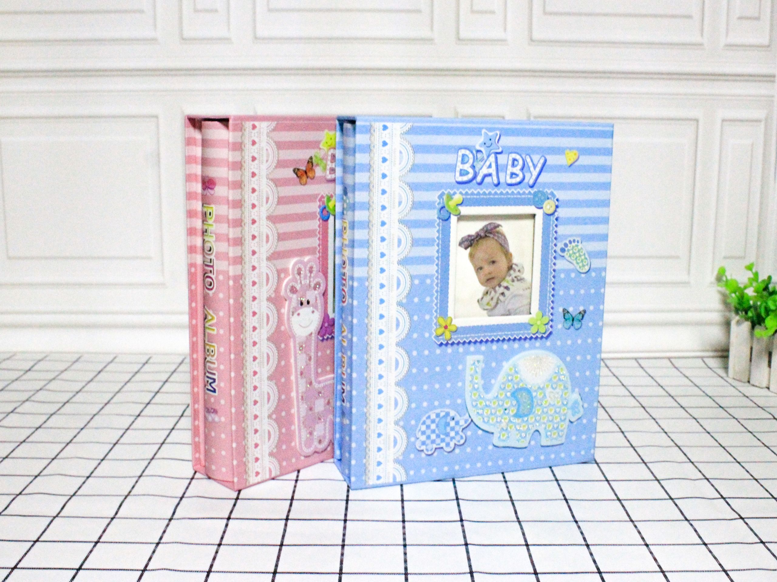 Baby  album in a 6-inch centerfold box thumbnail