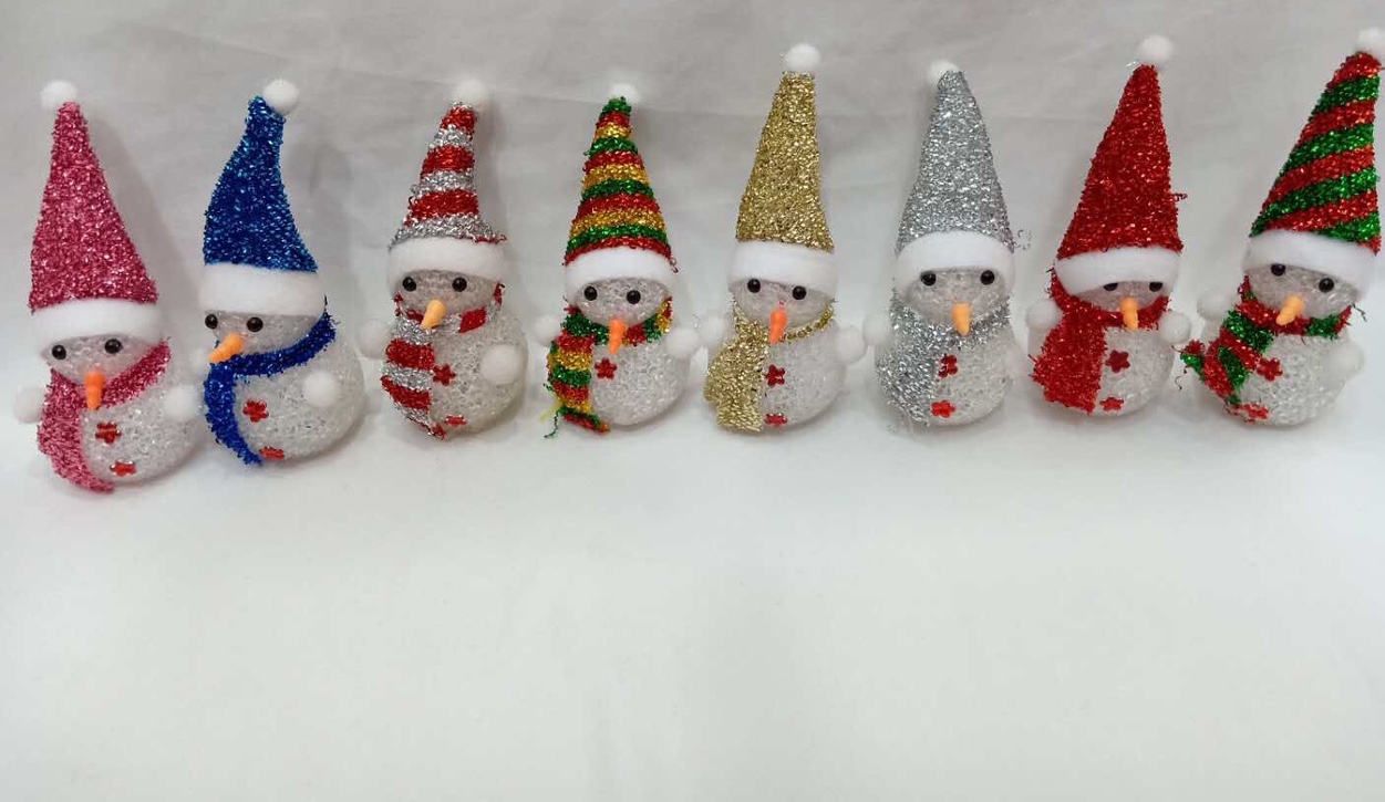 Hua Shuai Christmas Supplies Christmas Craft Electronic Toys Ornaments Christmas Light Snow Man