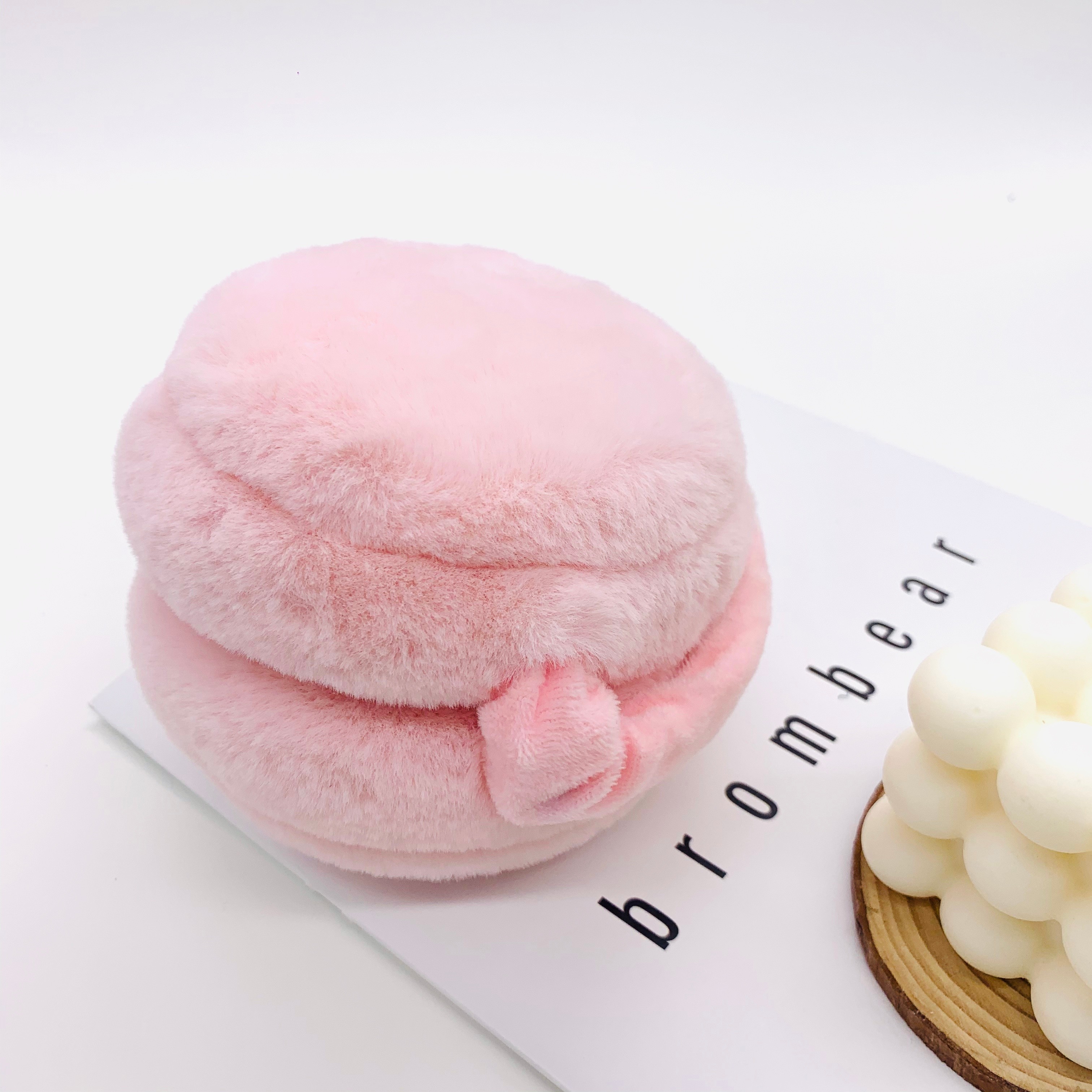 Men And Women Folding Hamburger Structure Earmuffs Warm Ear Protection 08 details Picture