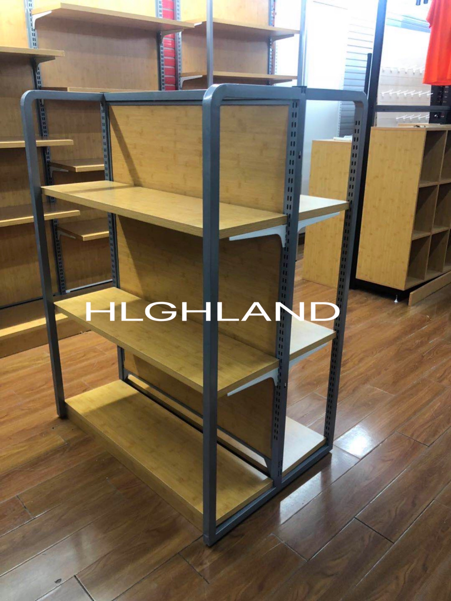 海澜德工厂直销 铁木架木架商超货架仓储货架产品图