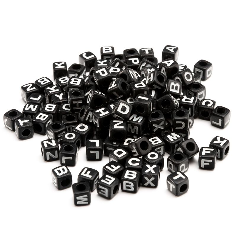 亚克力7MM字母珠子