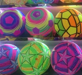 New inflatable ball, leather ball, fluorescent ball, fluorescent Five stars Application Scenario