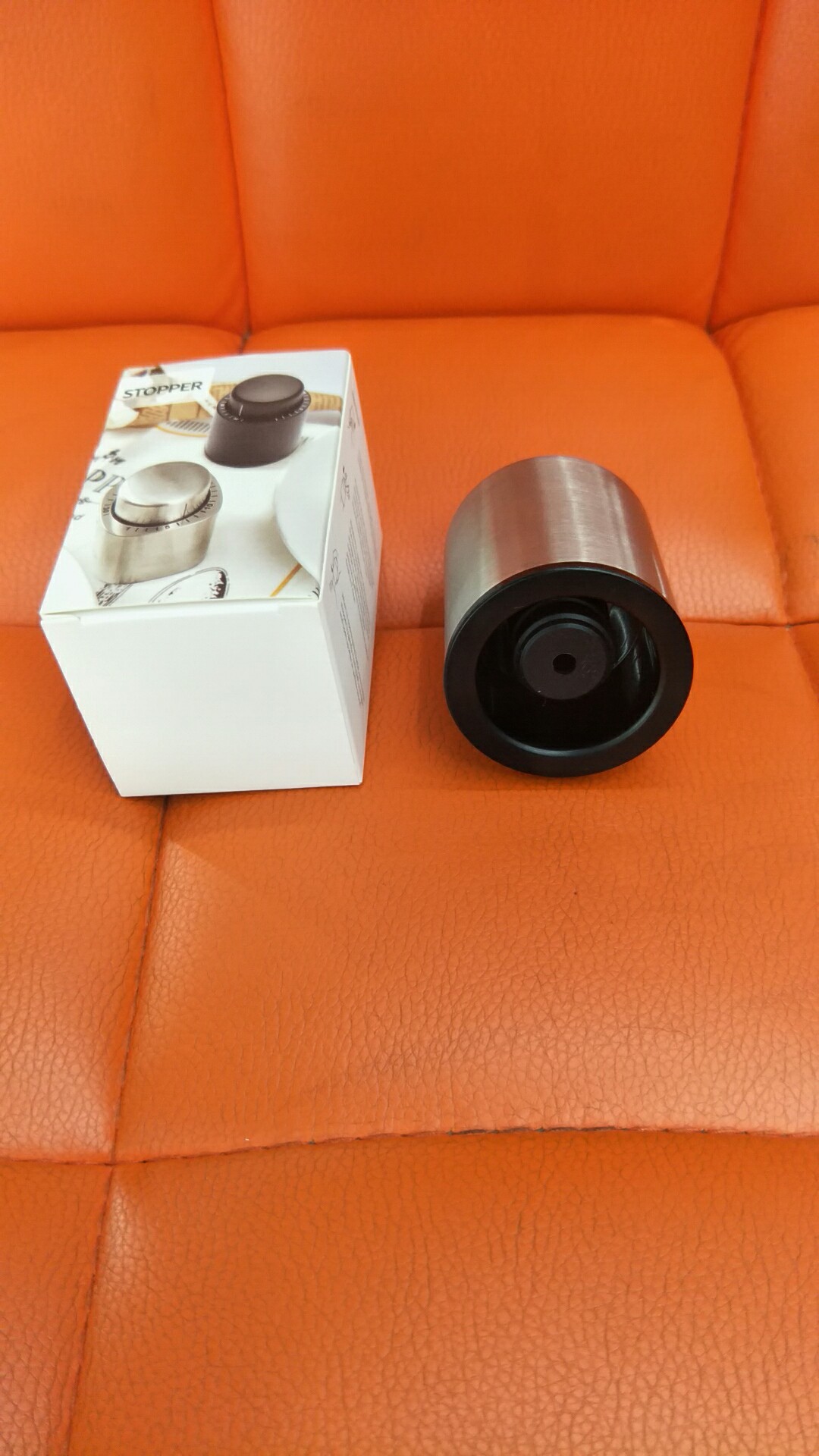 High-Grade Stainless Steel Vacuum Wine Stopper Specification drawing