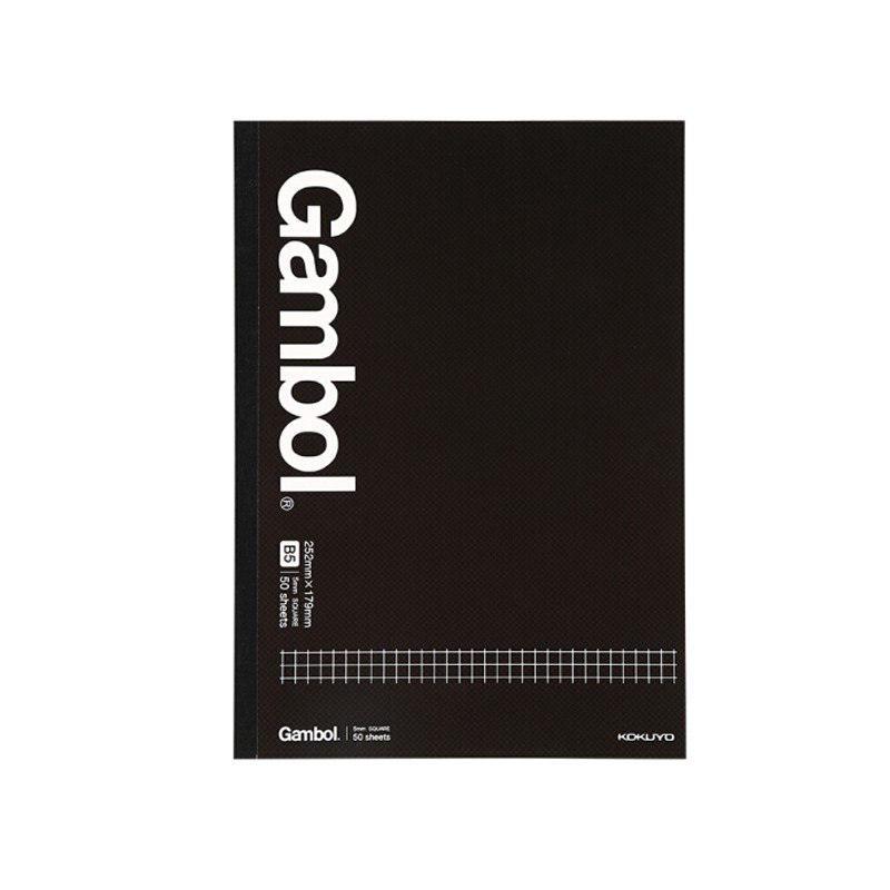 KOKUYO/ Kokuyo WCN-GNB1853 Gambol Wireless binding book, square B5/80 pages, black detail image 1