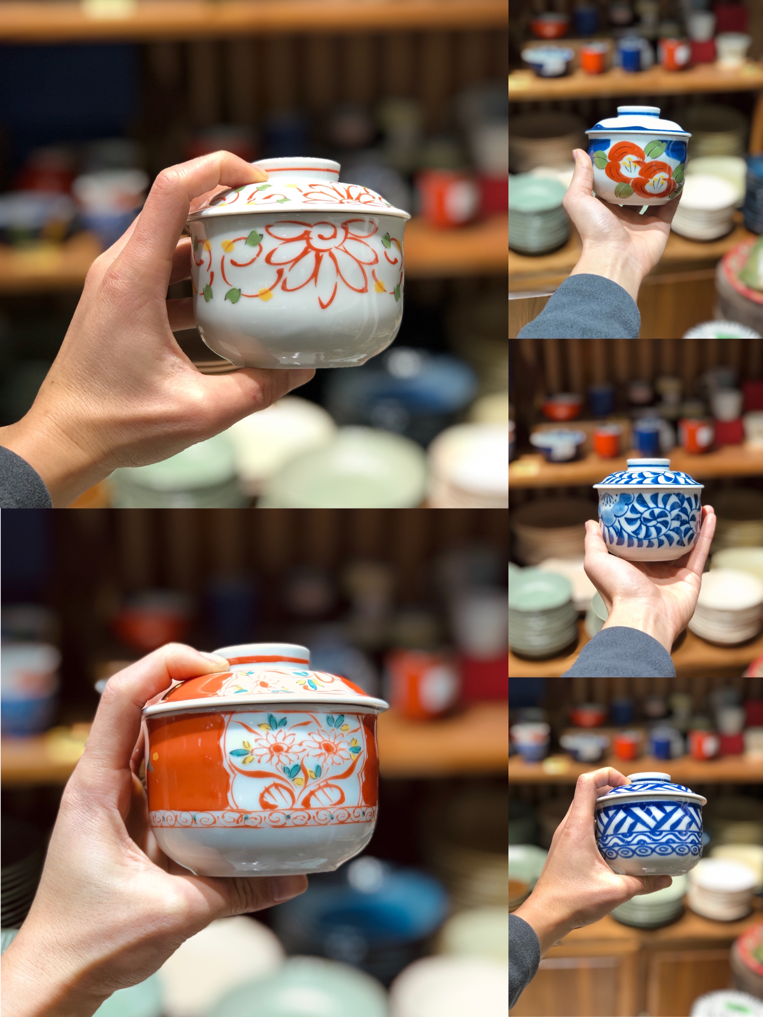 日本进口波佐见彩绘变蛋盅产品图