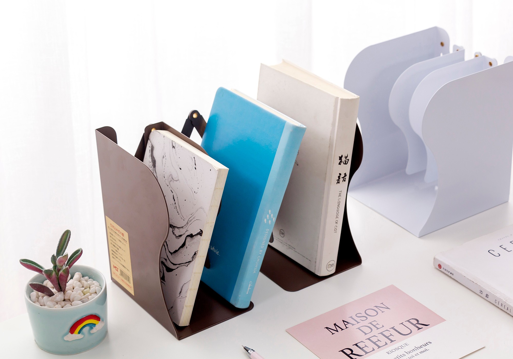 义乌好货铭强6038伸缩书立拉伸书立收纳书立系列工厂定制生产详情图14