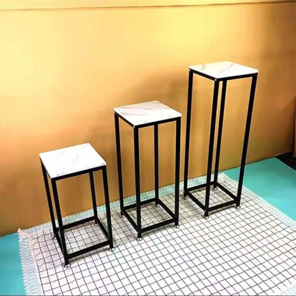Nordic ironwork flower stand for the living room, floor-standing modern and simple multi-storey indoor bedroom, green vine and golden decorative storage rack A696 detail image 6