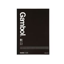 KOKUYO/国誉 WCN-GNB1853 Gambol无线装订本 方格  B5/80页 黑色