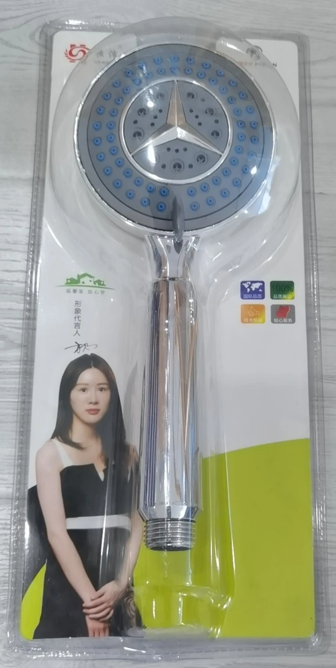 The hand-held showerhead in the bathroom can be equipped with a hose blister set detail image 1