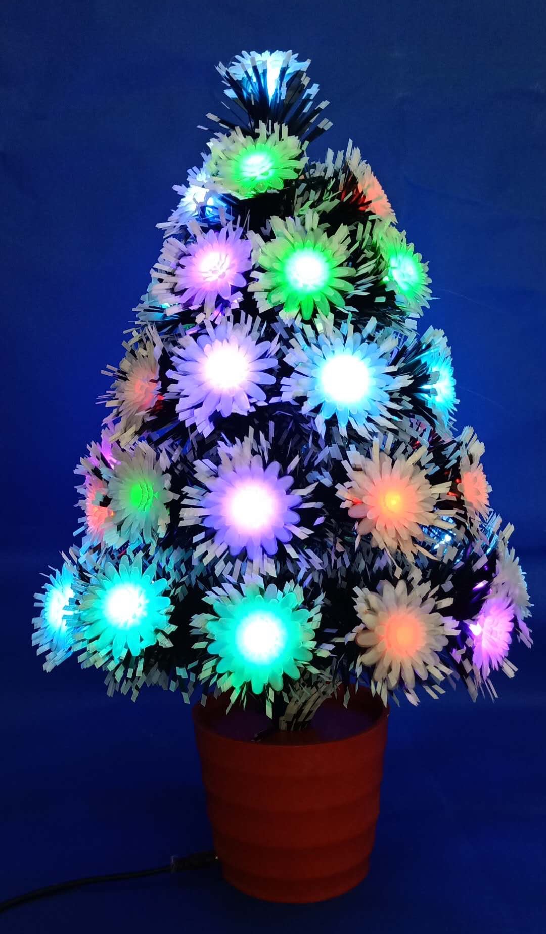 Full hair colorful luminous decorative tree