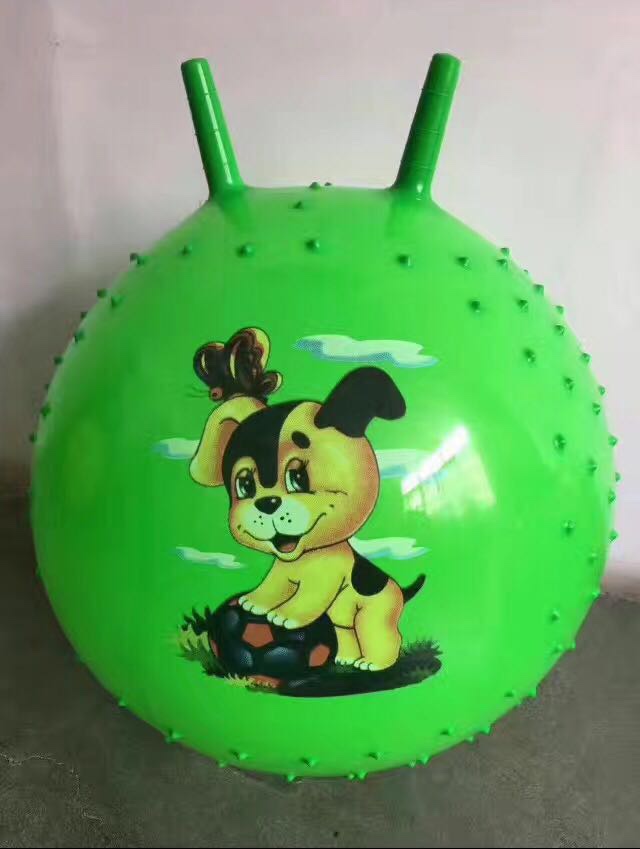 Inflatable jumping ball, goat horn massage ball Specification image