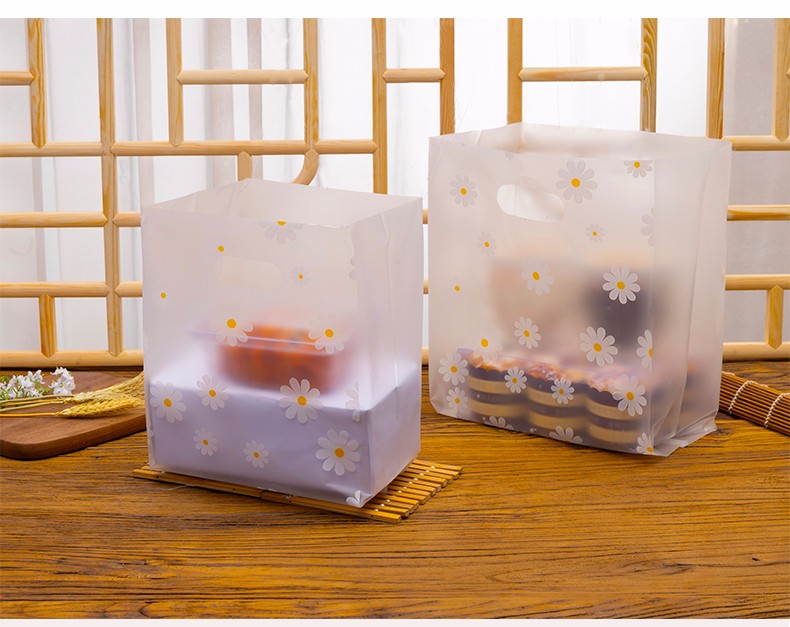 烘焙包装袋打包袋外卖透明手提袋子食品袋蛋糕甜品面包塑料袋定制小号详情图11