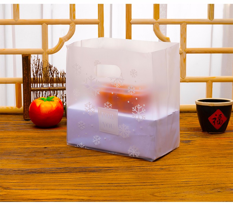 烘焙包装袋打包袋外卖透明手提袋子食品袋蛋糕甜品面包塑料袋定制小号详情图10