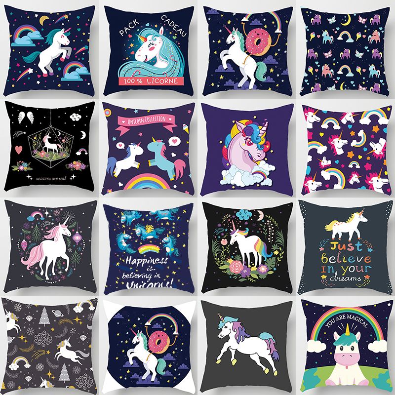Nordic small fresh cartoon pillow short plush cushion for leaning on sofa living room chair pillow manufacturer direct selling pillow