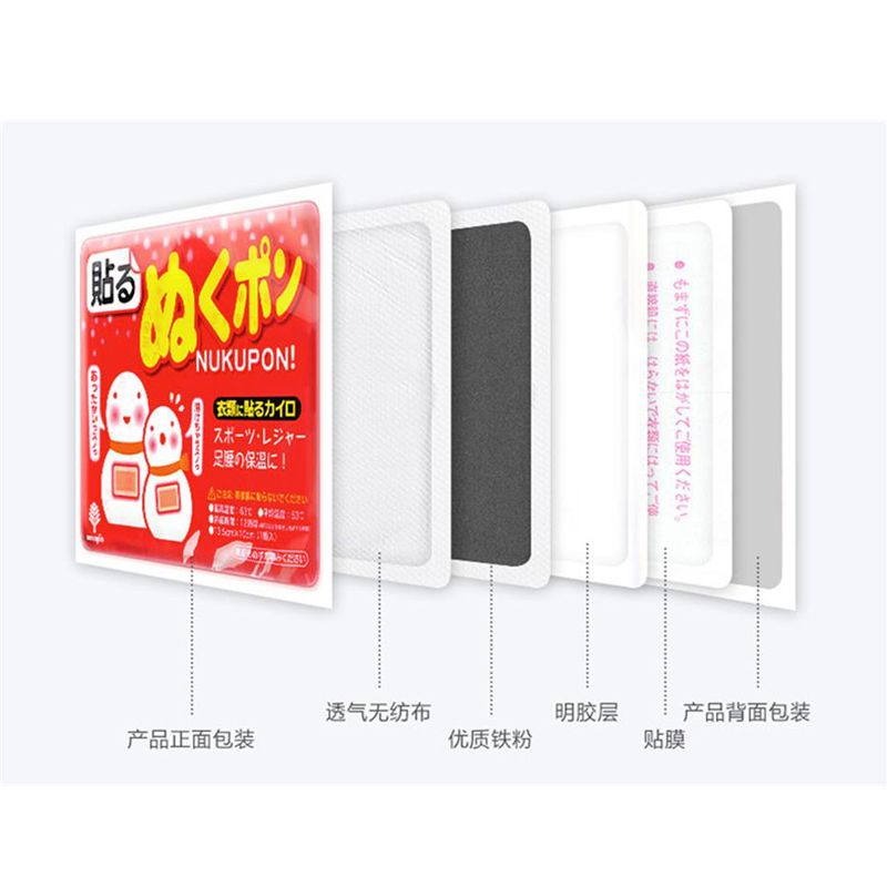 日本进口KIYOU小久保暖贴持续自发热可粘暖宝宝抗寒粘贴式发热贴产品图