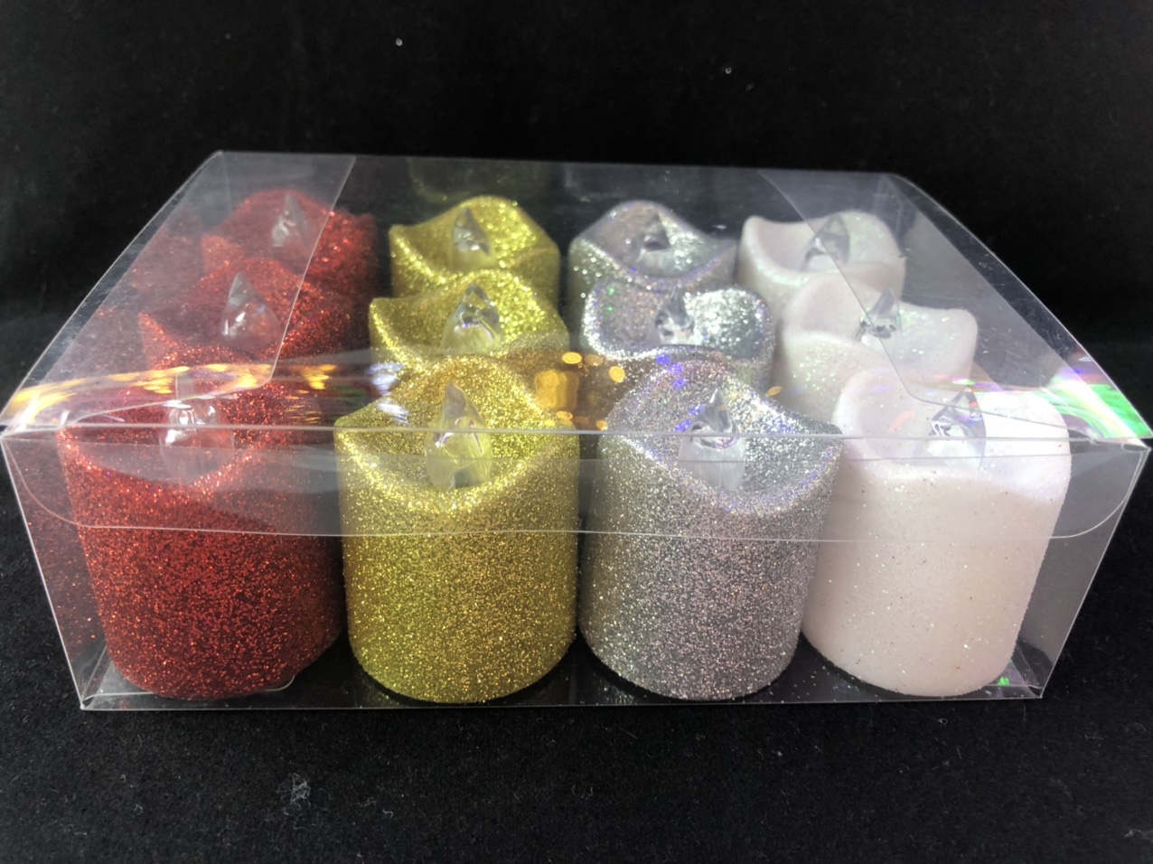 LED小波浪撒粉蜡烛