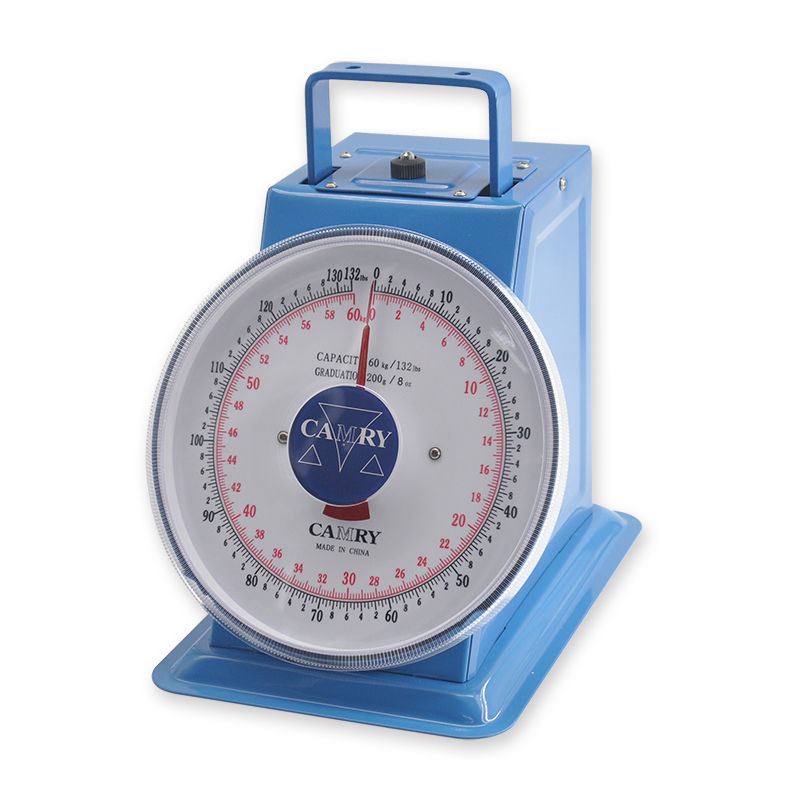 CAMRY Xiangshan SP-60 Degree Platform scale with stainless iron flat scale plate, mechanical spring scale platform scale, single and double scales, 60KG/LBS Item Picture