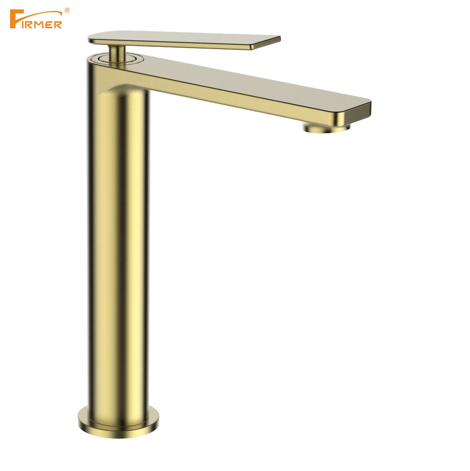FIRMER's newly designed high copper sink faucet for hotel and villa bathrooms Specification image