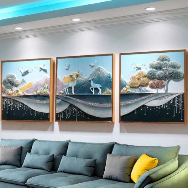 现代装饰画实物图