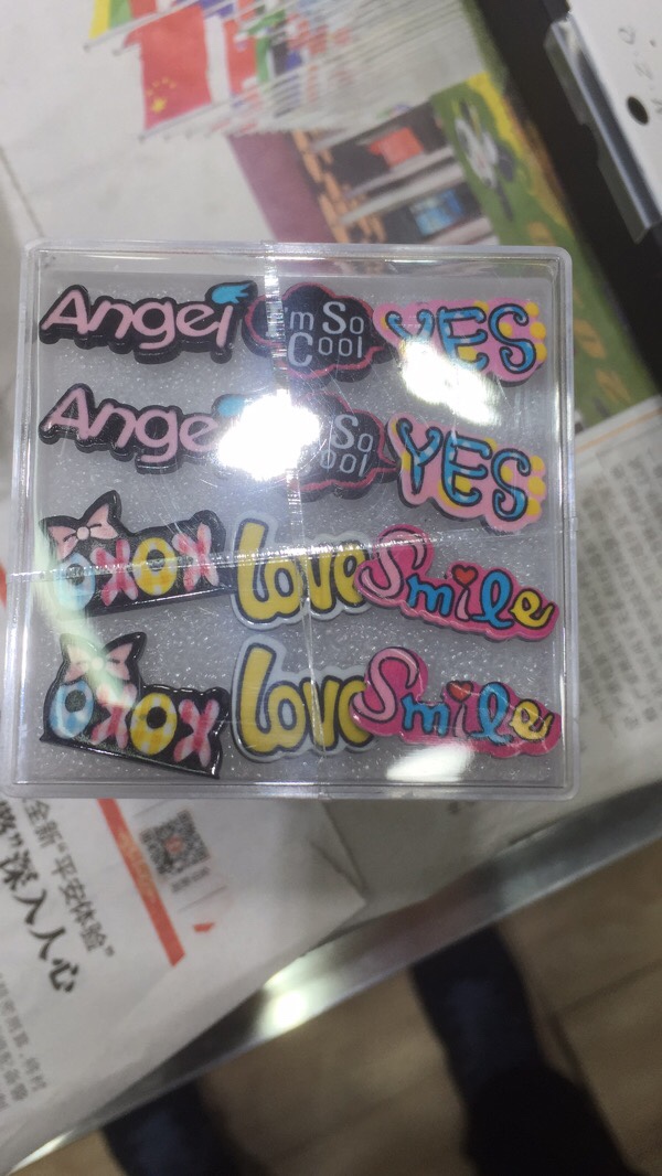 Alphabet cartoon ear studs thumbnail