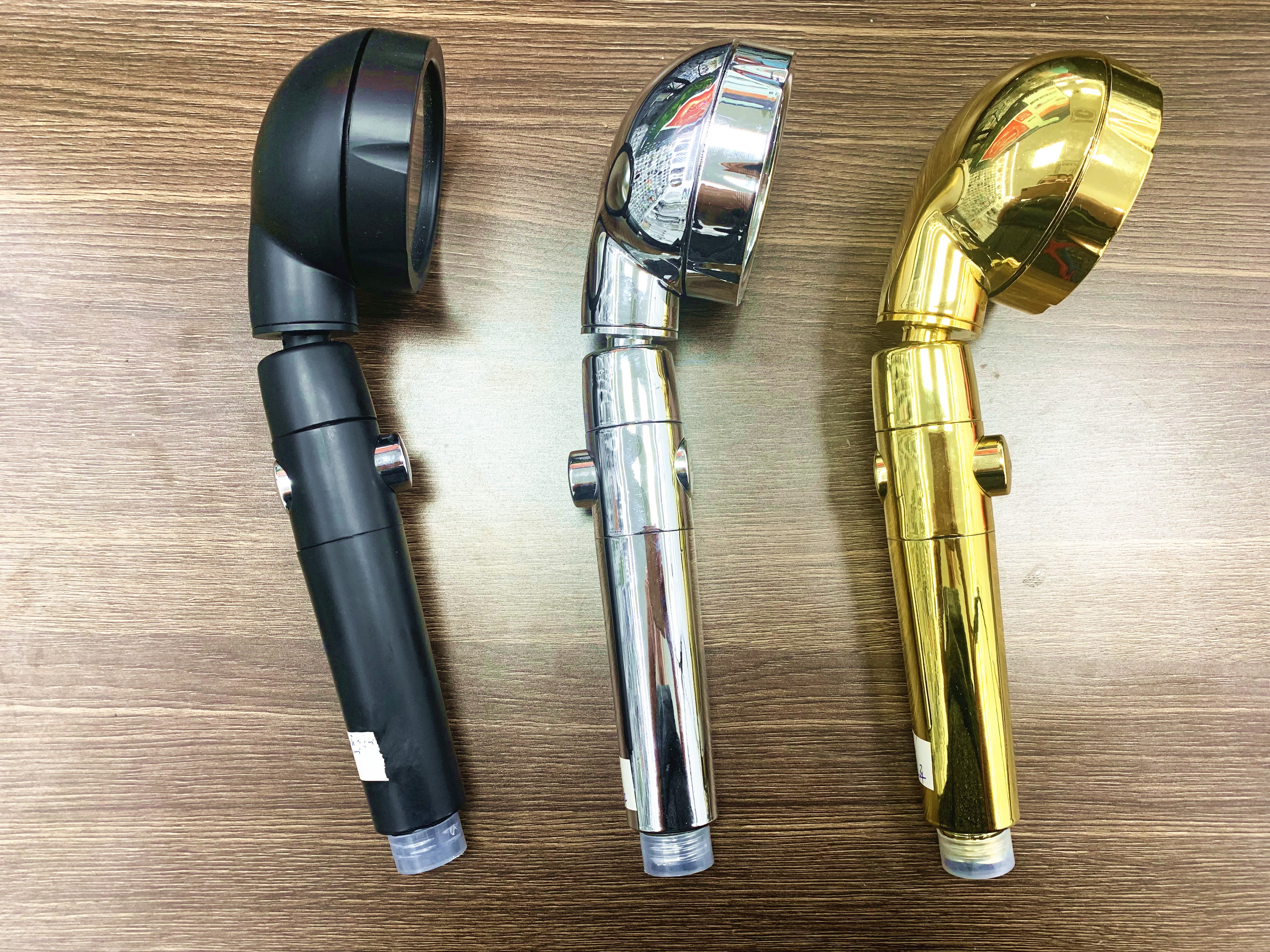 360-degree rotating three-speed universal pressure-increasing one-button water-stop showerhead, household detachable and washable showerhead detail image 5